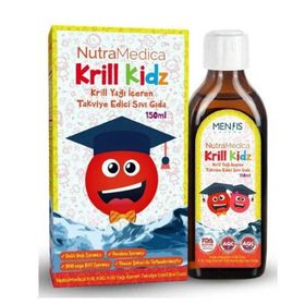NurtaMedica Krill Kidz Omega 3 Krill Yağı 150 ml Şurup