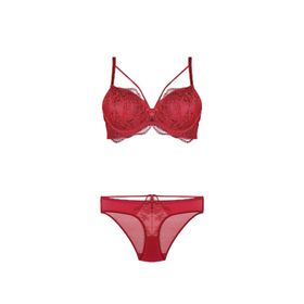 Nurteks 4485 Bordo Destekli Sütyen Takımı