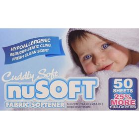 Nusoft 50 Kullanım Kurutma Makinası Özel Yumuşatıcı Mendil