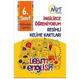 Nut Publishing 6. Sınıf İngilizce Öğreniyorum Resimli Kelime Kartları