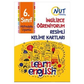 Nut Publishing 6. Sınıf İngilizce Öğreniyorum Resimli Kelime Kartları