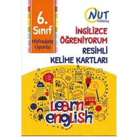 Nut Publishing 6. Sınıf İngilizce Öğreniyorum Resimli Kelime Kartları