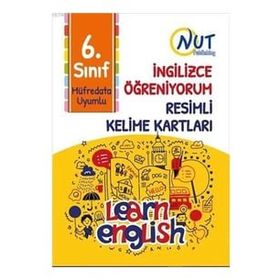 Nut Publishing 6. Sınıf İngilizce Öğreniyorum Resimli Kelime Kartları