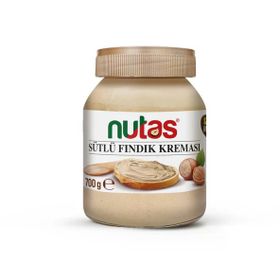 Nutas 700 gr Fındık Parçacıklı Sütlü Fındık Kreması