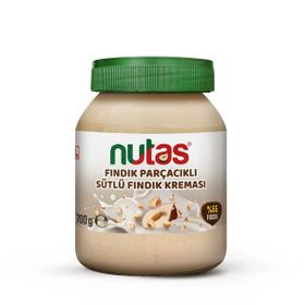 Nutas 700 gr Fındık Parçacıklı Sütlü Fındık Kreması