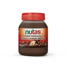 Nutas 700 gr Fındık Parçacıklı Sütlü Fındık Kreması