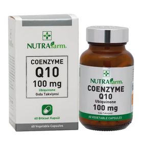 Nutrafarm Coenzyme Q10 100 mg Ubiquinone 60 Kapsül