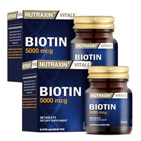 Nutraxin Biotin 5000 mcg 2x30 Tablet