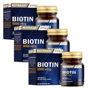 Nutraxin Biotin 5000 mcg 3x30 Tablet