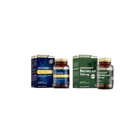 Nutraxin Bromelain 500 mg 60 Tablet + Vitamin Max 60 Tablet