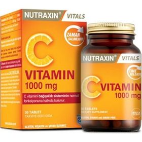 Nutraxin C Vitamini 1000 mg Zaman Salınımlı 30 Tablet