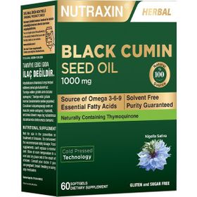 Nutraxin Çörek Otu Yağı 1000 mg 60 Kapsül