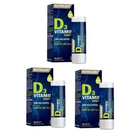 Nutraxin D3 Vitamin 1000 IU 3x10 ml Damla