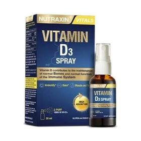 Nutraxin D3 Vitamini 1000 IU 30 ml Sprey
