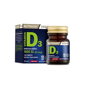 Nutraxin D3 Vitamini 1000 IU 5x120 Tablet