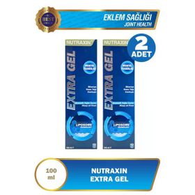 Nutraxin Extra Gel Mentol Ferahlığı 2x100 ml Masaj Jeli