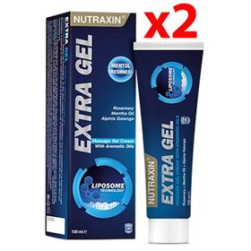 Nutraxin Extra Gel Mentol Ferahlığı 2x100 ml Masaj Jeli