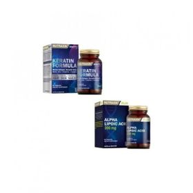 Nutraxin Keratin Formula 60 Tablet + Nutraxin Alpha Lipoic Acid 60 Tablet