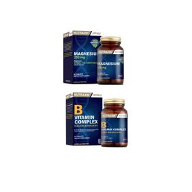 Nutraxin Magnezyum 250 mg 60 Tablet + Nutraxin B Vitamin Complex 60 Tablet