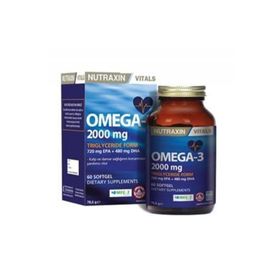 Nutraxin Omega-3 2000 mg 3x60 Kapsül Balık Yağı