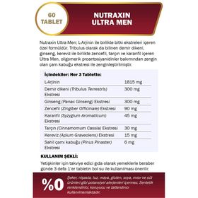 Nutraxin Ultra Men L-Arginine 60 Tablet