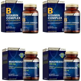 Nutraxin Vitamin B Complex 2x60 Tablet + Magnezyum 250 mg 2x60 Tablet