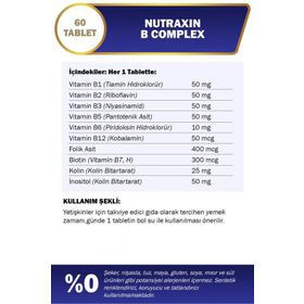 Nutraxin Vitamin B Complex 5x60 Tablet
