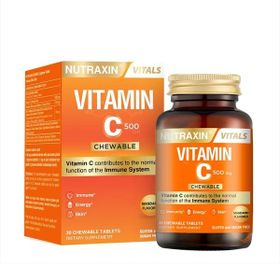 Nutraxin Vitamin C 500 mg 30 Çiğneme Tableti