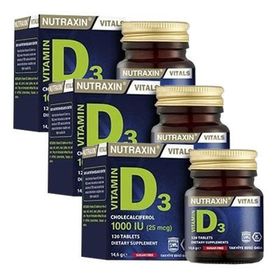 Nutraxin Vitamin D3 1000 IU 120 Tablet