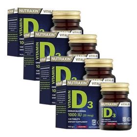 Nutraxin Vitamin D3 1000 IU 120 Tablet