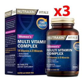 Nutraxin Women's Multi Vitamin Complex İçeren 60 Tablet