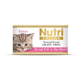 Nutri 85 gr Tavuk ve Ton Balıklı Kedi Konserve