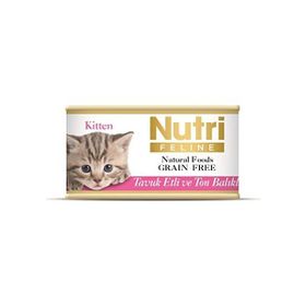 Nutri 85 gr Tavuk ve Ton Balıklı Kedi Konserve