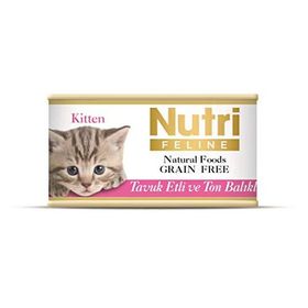 Nutri 85 gr Tavuk ve Ton Balıklı Kedi Konserve