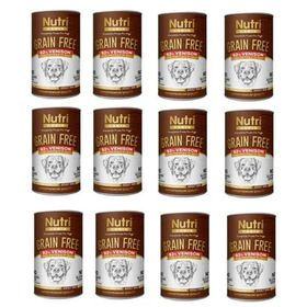Nutri Canin 12x400 gr Tahılsız Geyik Etli Köpek Konserve