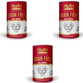 Nutri Canin 3x400 gr Venison Tahılsız Yaş Köpek Maması