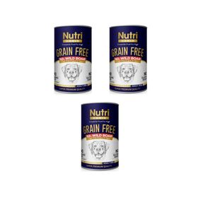 Nutri Canin 3x400 gr Yaban Domuzlu Tahılsız Köpek Konservesi