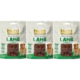 Nutri Canin 3x80 GR Lamb Cubes Tahılsız Kuzu Küpleri Köpek Ödülü