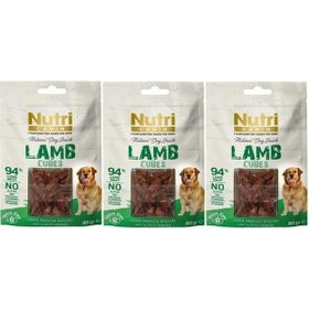Nutri Canin 3x80 GR Lamb Cubes Tahılsız Kuzu Küpleri Köpek Ödülü