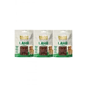 Nutri Canin 3x80 gr Lamb Cubes Tahılsız Kuzu Küpleri Köpek Ödülü