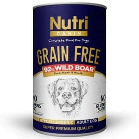 Nutri Canin 400 gr Grain Free Tahılsız Yaban Domuzu Köpek Konservesi