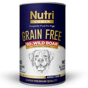 Nutri Canin 400 gr Grain Free Tahılsız Yaban Domuzu Köpek Konservesi