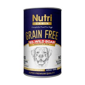 Nutri Canin 400 gr Hypo-Allergenic Yaban Domuzlu Tahılsız Şekersiz Yetişkin Köpek Konservesi