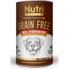 Nutri Canin 400 gr Tahılsız Geyik Etli Tatlı Patatesli Köpek Konservesi