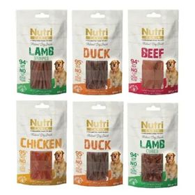 Nutri Canin %6x400 gr Et İçeren Tahılsız Karışık Paket Köpek Ödül Maması