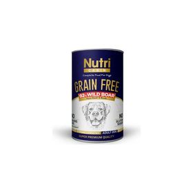Nutri Canin 6x400 Gr Yaban Domuzlu Tahılsız Köpek Konservesi