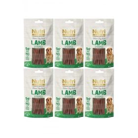 Nutri Canin 6x80 gr Lamb Stripes Tahılsız Kuzu Etli Köpek Ödülü