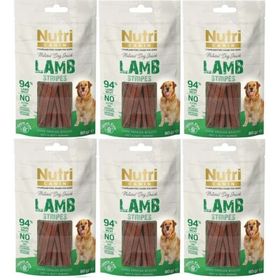 Nutri Canin 6x80 gr Lamb Stripes Tahılsız Kuzu Etli Köpek Ödülü