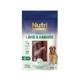 Nutri Canin 80 gr Kuzu Eti Sarılı Kemik Köpek Ödülü
