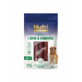 Nutri Canin 80 gr Kuzu Eti Sarılı Kemik Köpek Ödülü